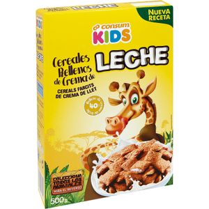 Cereales Rellenos Crema con Leche