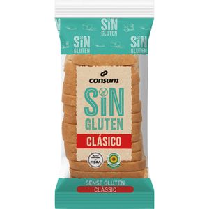 CONSUM Pan de Molde sin Gluten Clásico