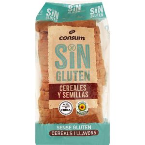 Pan de Molde Sin Gluten Cereales y Semillas