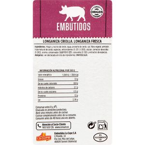 Longaniza Criolla