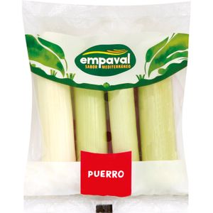Puerro Limpio Bandeja