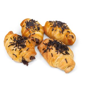 Mini Croissant Relleno de Chocolate 6 Unidades