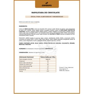 Napolitana de Chocolate 27% 1 Unidad
