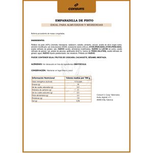 Empanadilla Pisto 40% 1 Unidad