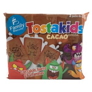 Galleta Tostakids Cacao FAM.BISCUITS