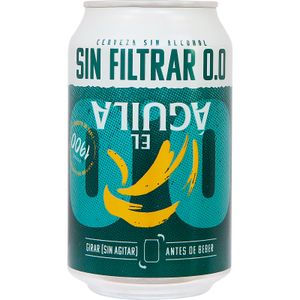 Cerveza sin Filtrar 0,0 Lata EL ÁGUILA
