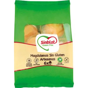 Magdalenas Artesanas Sin Gluten, 6 Unidades