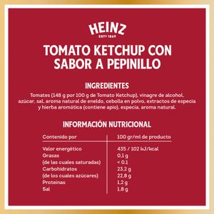 Kétchup Sabor Pepinillos