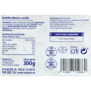Gamba Blanca Cocida