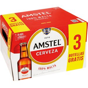 Cerveza Botella Cristal Pack de 20
