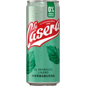 LA CASERA Gaseosa Hierbabuena Lata