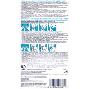 Segona imatge del producte Bandes Depilatòries Pells Sensibles Corporal de la marca VEET