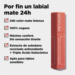 Segona imatge del producte Labial Limitless Matte Manifest de la marca REVLON