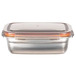 Fuente Rectangular Acero Inox,850ml