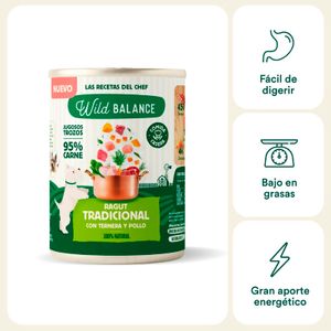 Segona imatge del producte Menjar Gos Natural Llanda Ragut vedella y pollastr de la marca WILD BALANCE