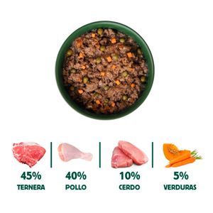 Tercera imatge del producte Menjar Gos Natural Llanda Ragut vedella y pollastr de la marca WILD BALANCE