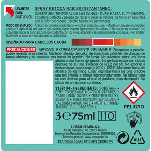 Segona imatge del producte Esprai Castany Caoba Retocador d'Arrels de la marca MAGIC RETOUC