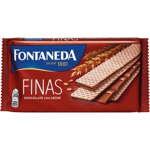 Barquillos Finas Rellenos Chocolate Leche