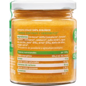 Segona imatge del producte Potet Trossets d'Arròs Titot i Verdures de la marca SMILEAT