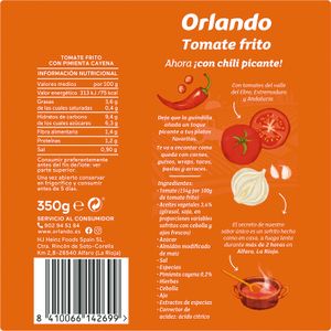 Tomate Frito con Chili Picante