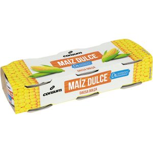 Maíz Dulce Pack 3 CONSUM