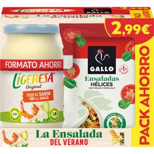 Pack Ligeresa Más Pasta Gallo