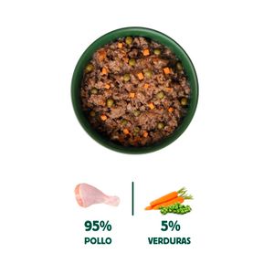 Tercera imatge del producte Menjar Nat. Gat Llanda Pollastre amb Verdures de la marca WILD BALANCE