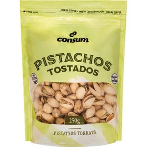 CONSUM Pistachos Tostados Sal Con Cáscara