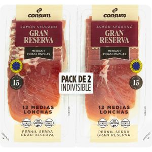 Jamón Gran Reserva Medias y Finas Lonchas