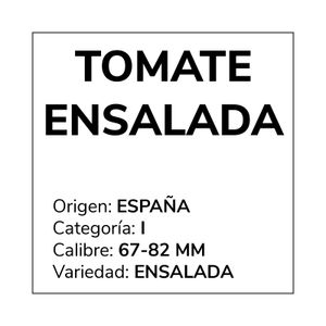 Tomate Ensalada Tradicional Bandeja