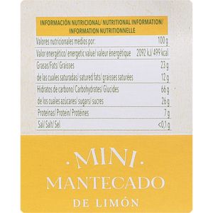 Tercera imagen del producto Mini Mantecado Limón de la marca E.MORENO