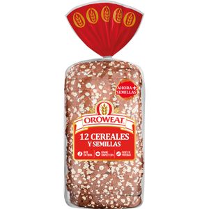 OROWEAT Pan Molde 12 Cereales y Semillas