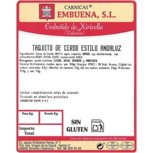 Taquito de Cerdo Estilo Andaluz