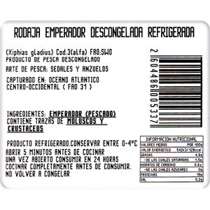 Rodaja Emperador Sin Hueso