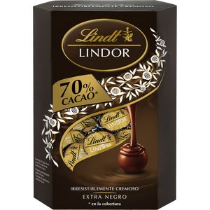 Bombón Lindor Cornet 70 % Chocolate Negro