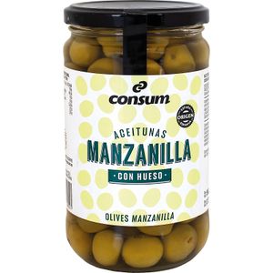 Aceitunas Manzanilla con Hueso CONSUM