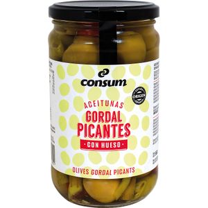 Aceituna Gordal Picante con Hueso CONSUM