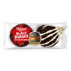 Pan Burger Black 4 Unidades 4 U
