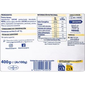 Panna Cotta Natural pack de 4
