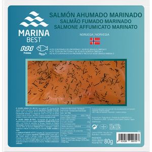 Salmón Ahumado Marinado Noruego