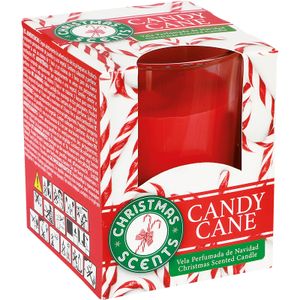 Vaso Vela Perfumada Candy Cane