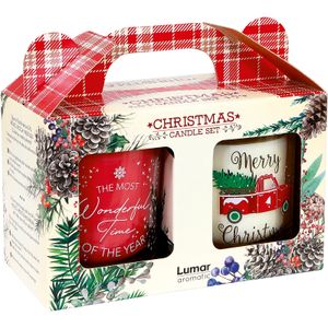 Vaso Vela Perfumada Christmas