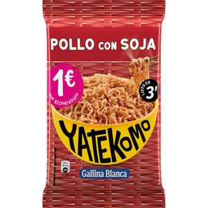 Yatekomo Pollo Soja Bolsa