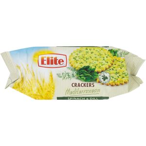 ELITE Crackers Espinaca y Eneldo