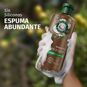 Octava imagen del producto Champú Hidratante Coco de la marca HERBAL ESSEN