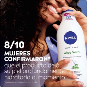 Segona imatge del producte Loció Àloe Vera 72 h d'Hidratació de la marca NIVEA