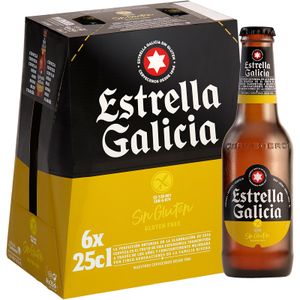 E.GALICIA Cerveza sin Gluten Pack de 6 botellas