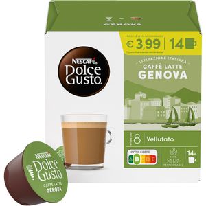 CÁPSULAS CAFÉ DOLCE GUSTO LECHE GENOVA 14 UNIDADES