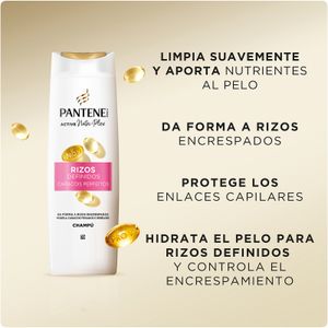 Quinta imatge del producte Xampú Nutri Plex Rínxols de la marca PANTENE