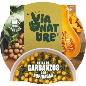 Guiso de Garbanzos con Espinacas